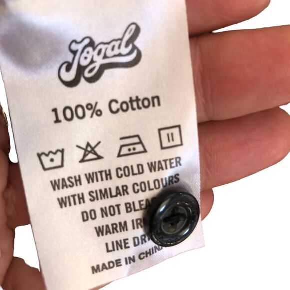 JOGAL Men's Red Rose Short Sleeve Casual Button Down 100% Cotton‎ Shirt Sz XXL - Picture 11 of 11